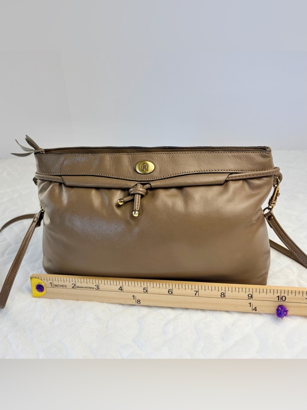 Vintage 80s Etienne Aigner iconic Leather rare Crossbody convertible Clutch - Picture 5 of 7
